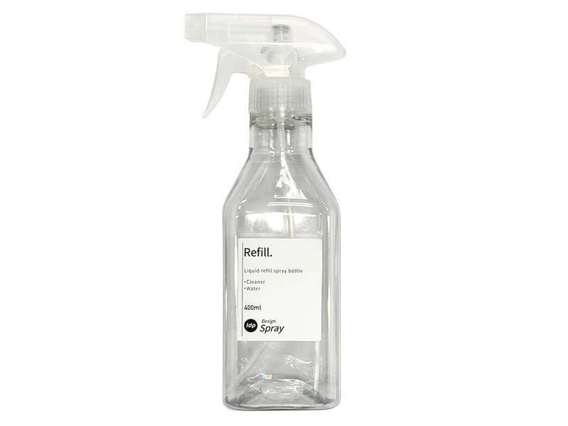 １ｄｐ　スプレーボトル　４００ｍｌ　角　クリア